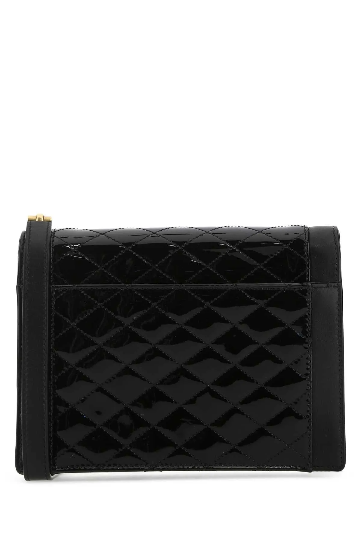 Saint Laurent Logo Plaque Quilted Crossbody Bag