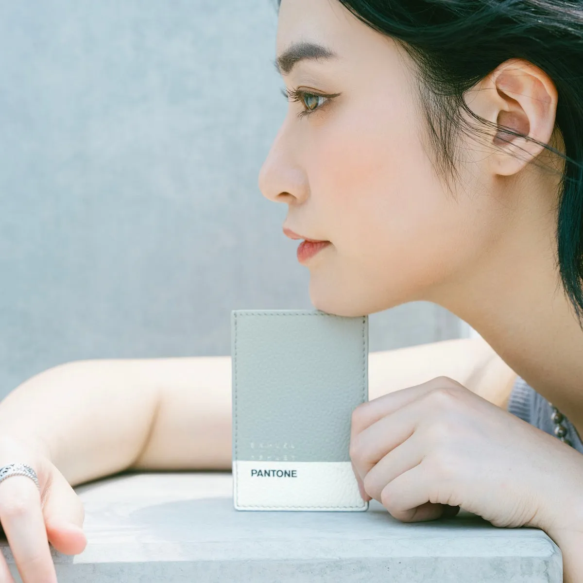 Samuel Ashley x Pantone Leather Card Holder