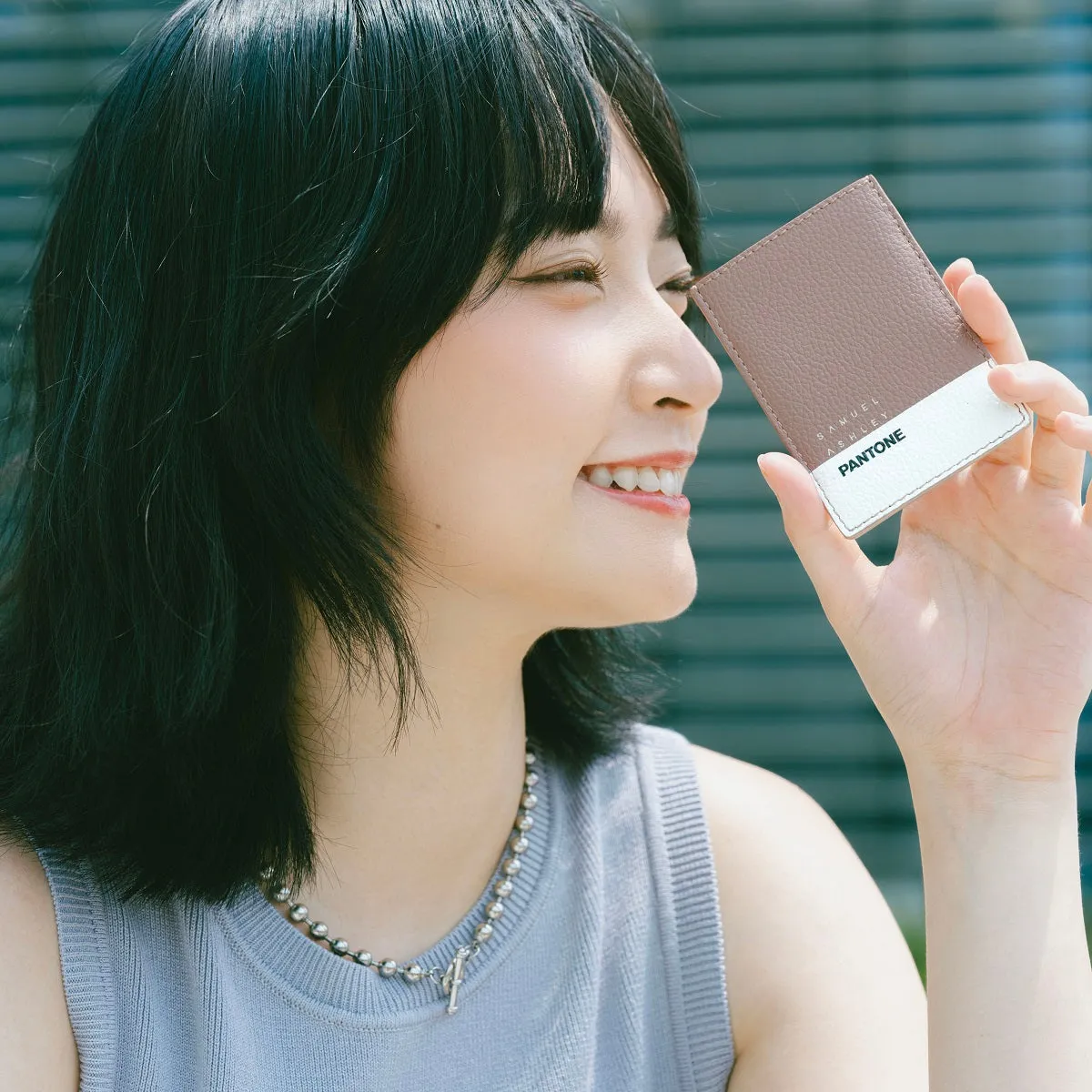 Samuel Ashley x Pantone Leather Card Holder