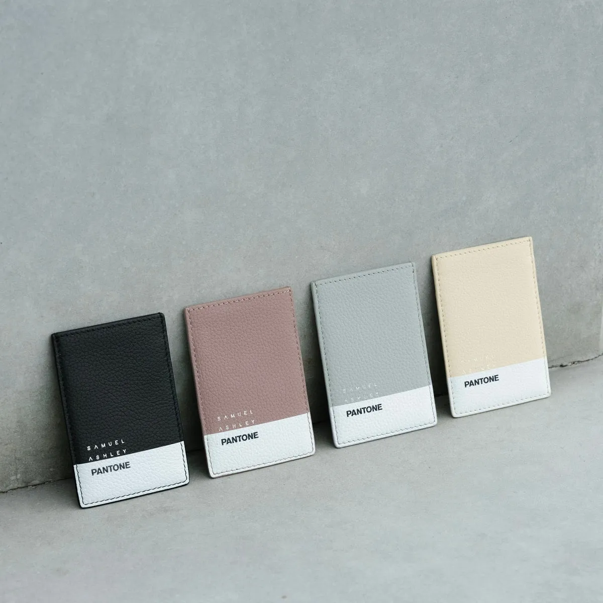 Samuel Ashley x Pantone Leather Card Holder