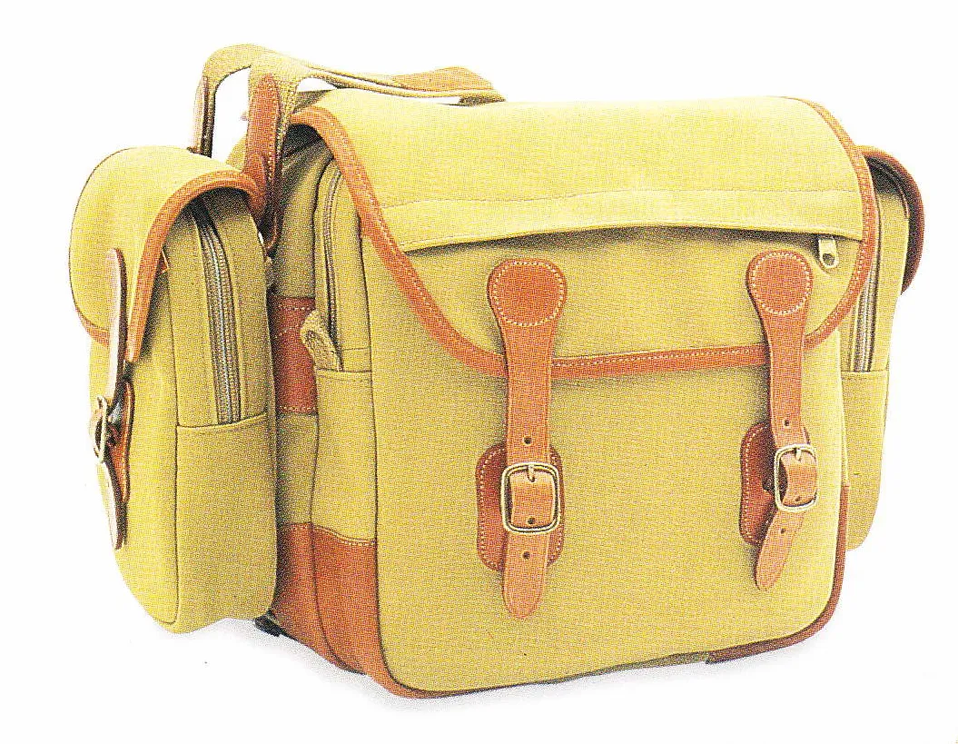 Series 5 Camera Bag - Khaki Canvas / Tan Leather