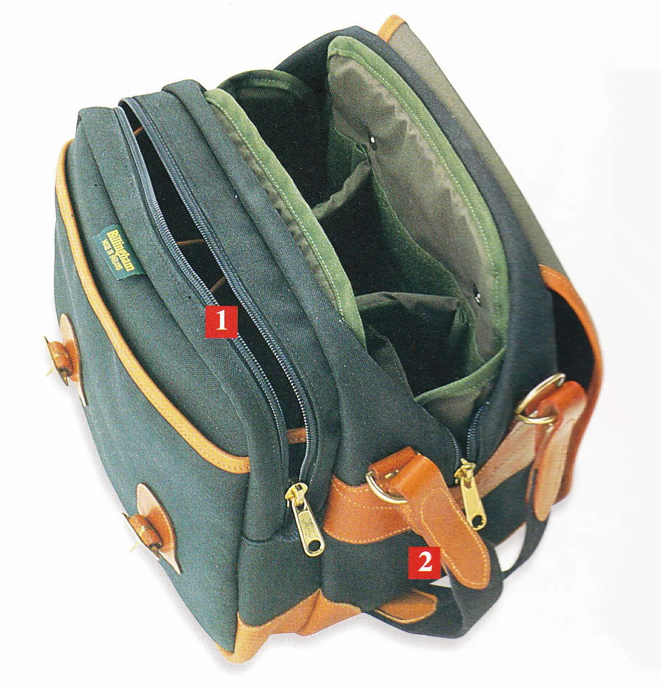 Series 5 Camera Bag - Khaki Canvas / Tan Leather