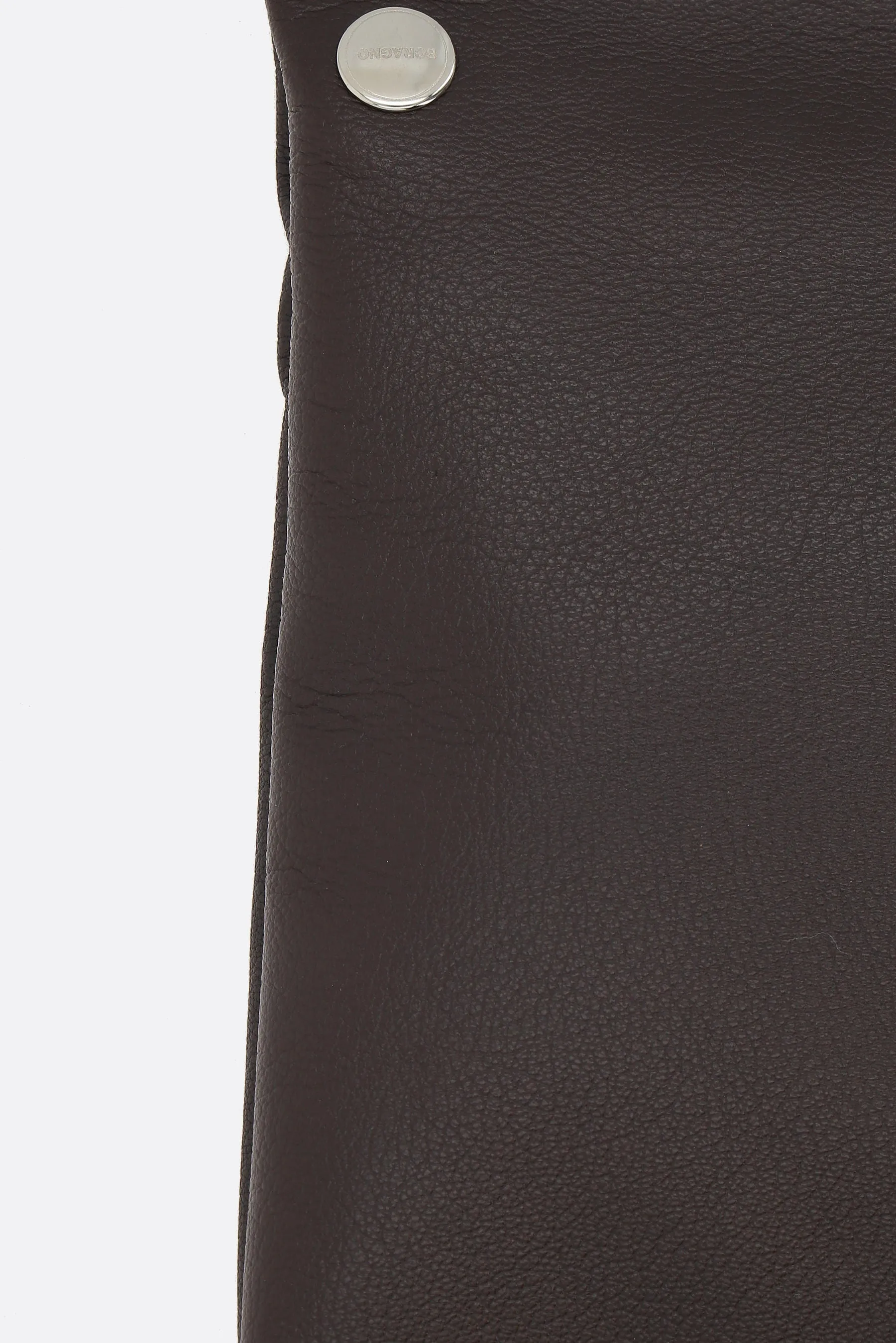Sharp large hobo bag in grainy leather