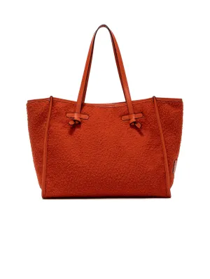 Shoulder Bag in Orange Casentino
