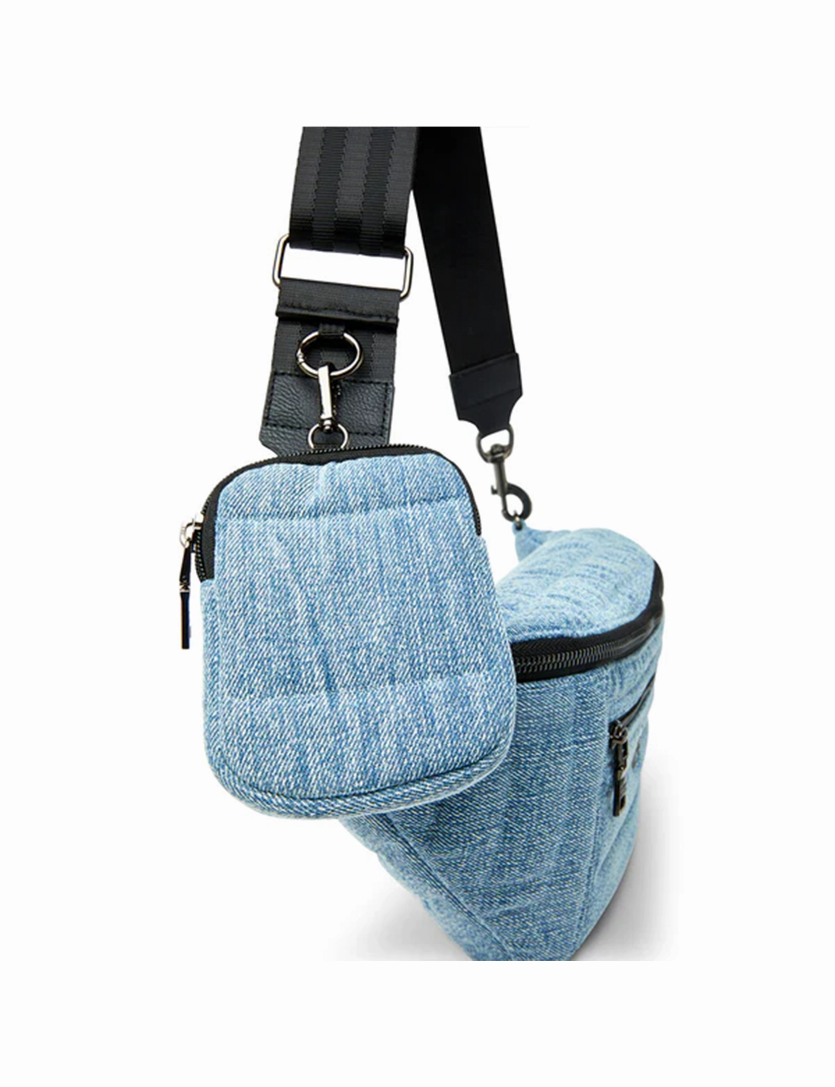 Sister Sling Bag, Light Washed Denim