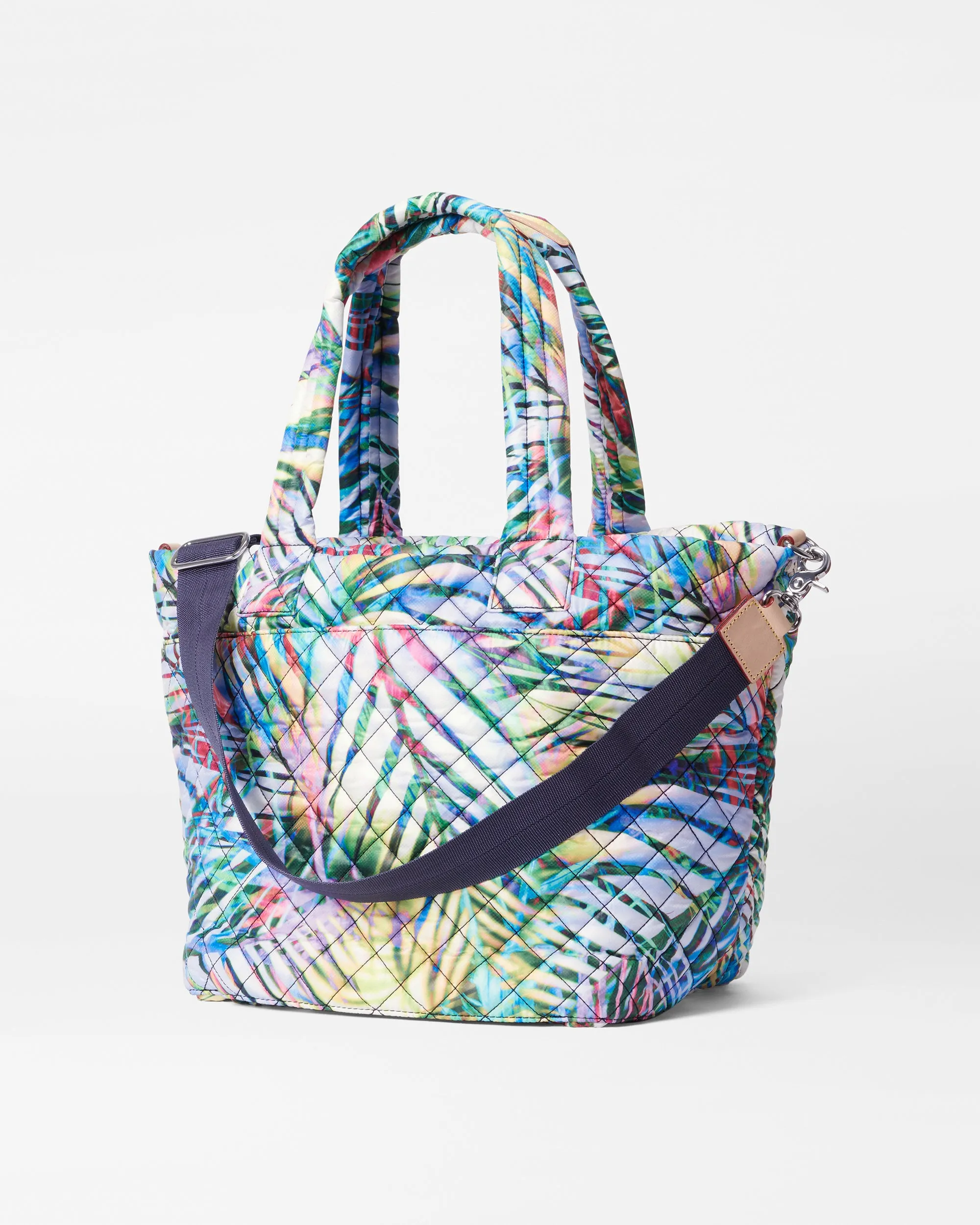 Summer Palm Medium Metro Tote Deluxe