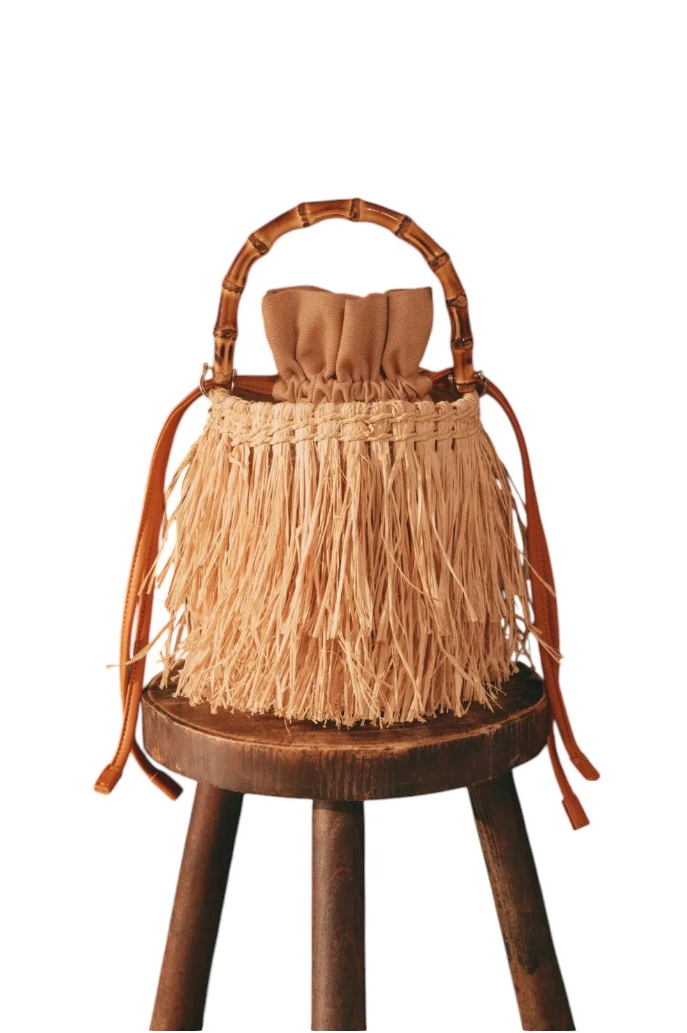 Tiki Fringe Bag - Natural