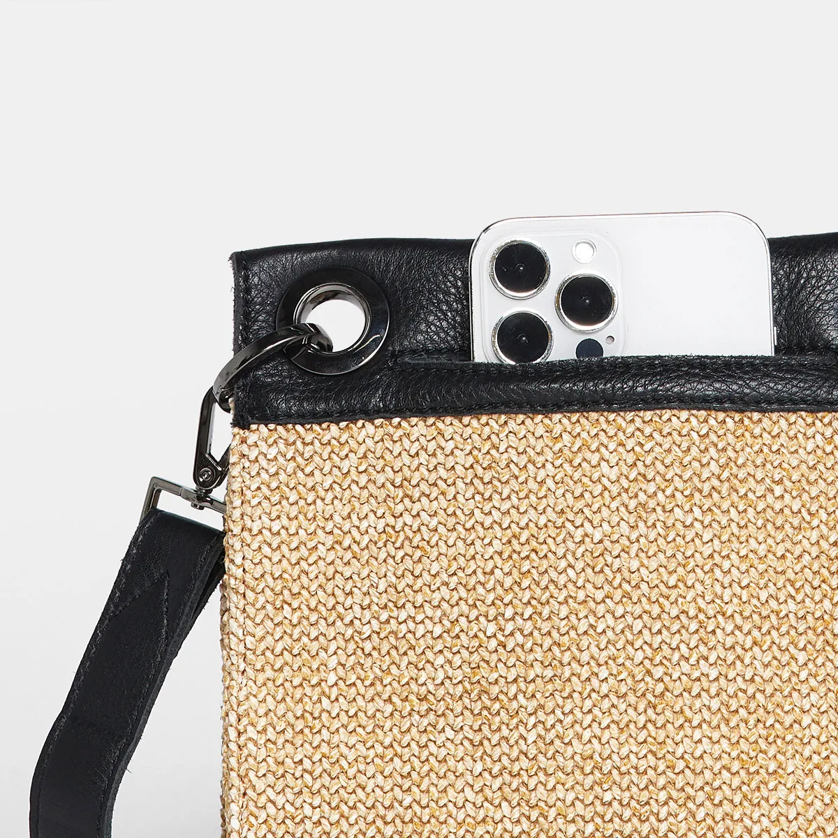 Tony | Chaparral Raffia/Gunmetal | Sml