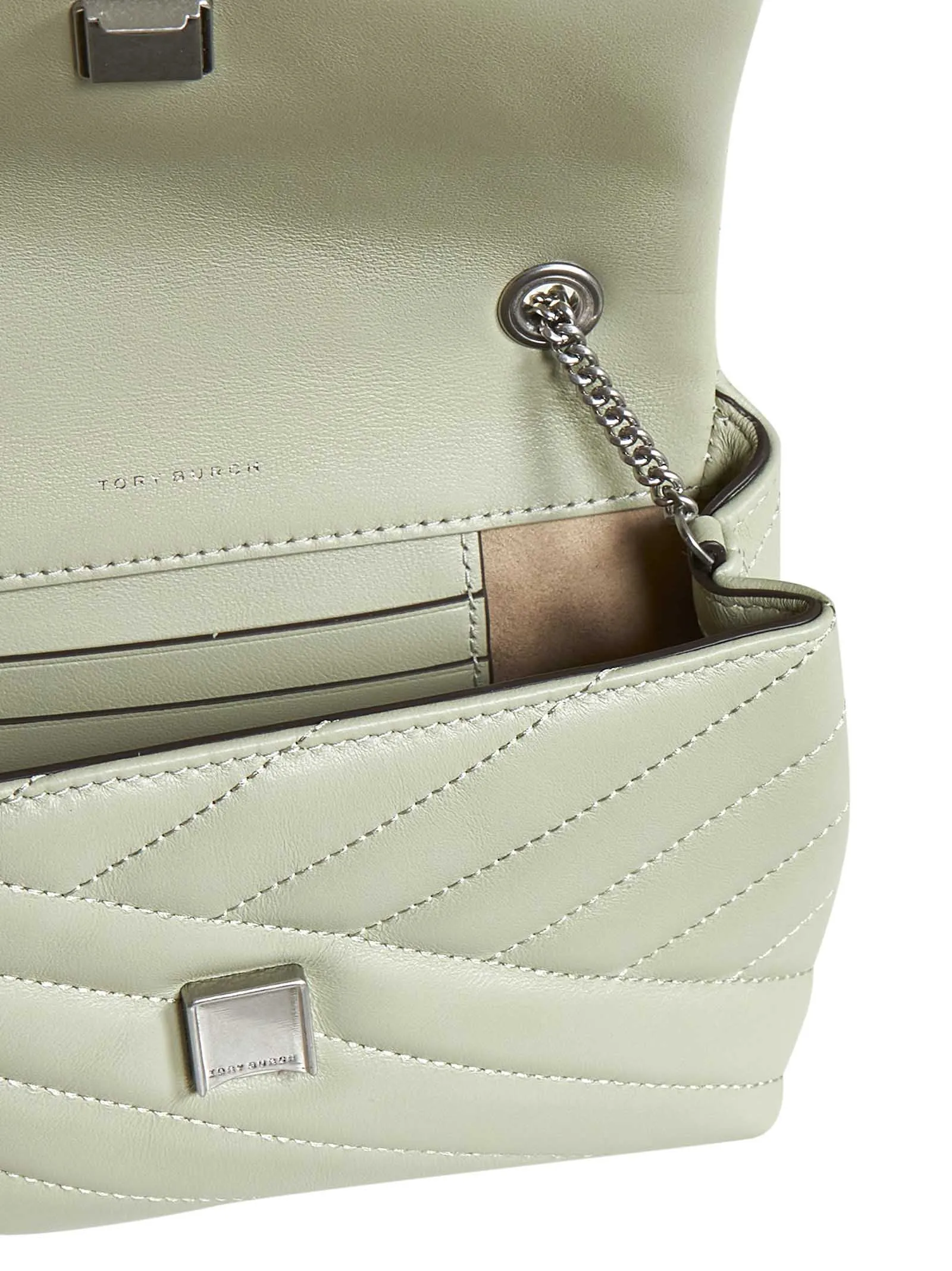 Tory Burch Kira Quilted Logo Plaque Crossbody Bag