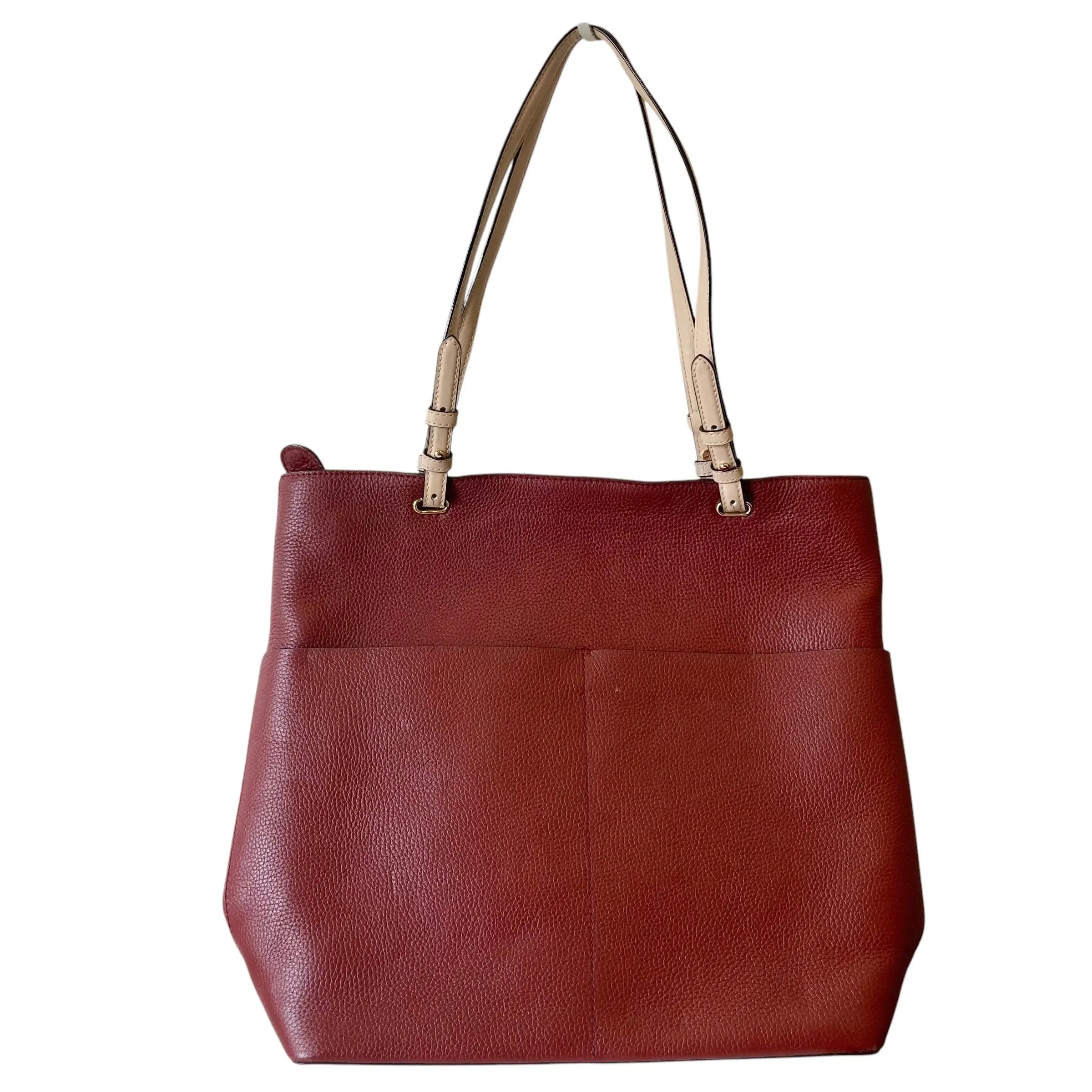 Tote Designer By Michael Kors In Red, Size:Large