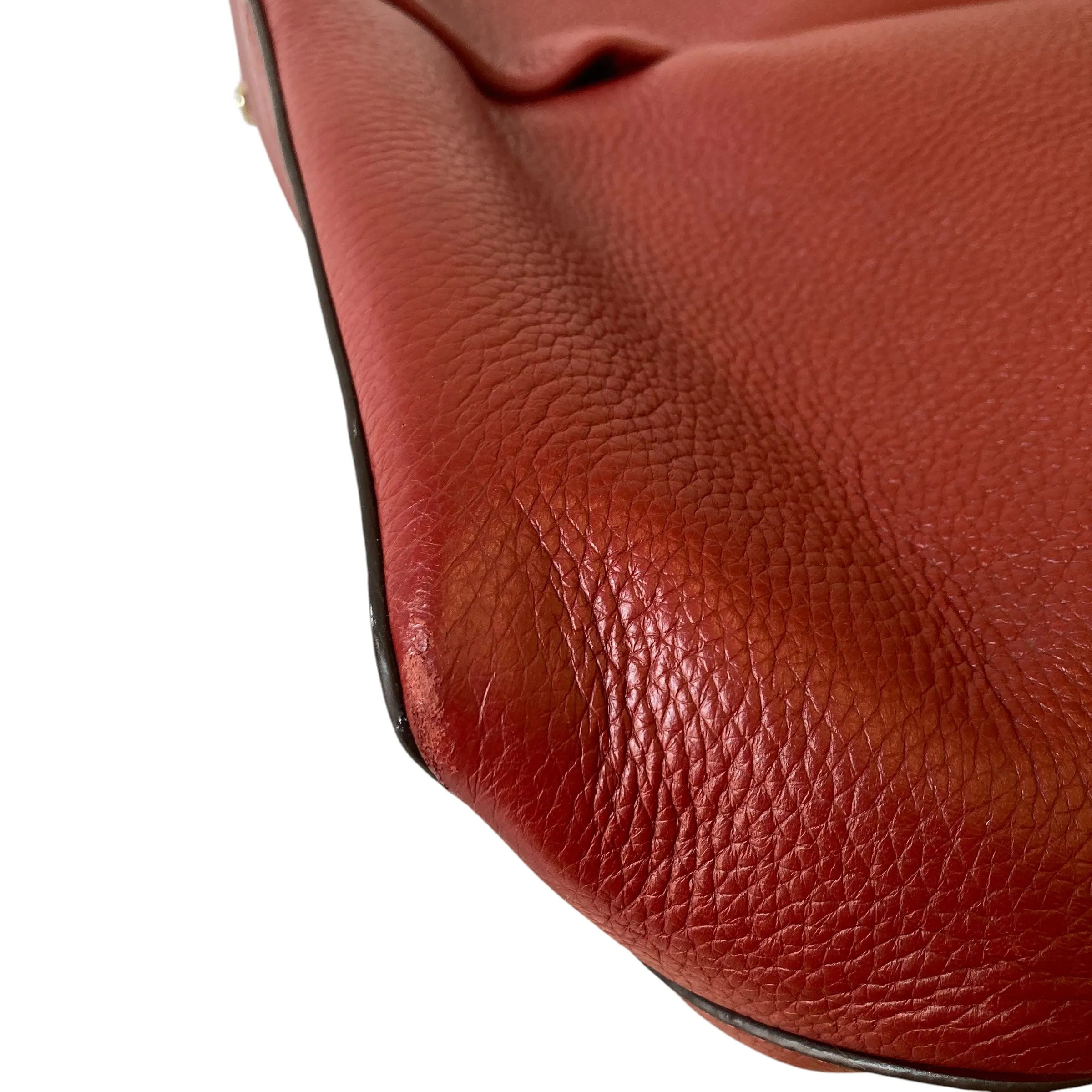 Tote Designer By Michael Kors In Red, Size:Large