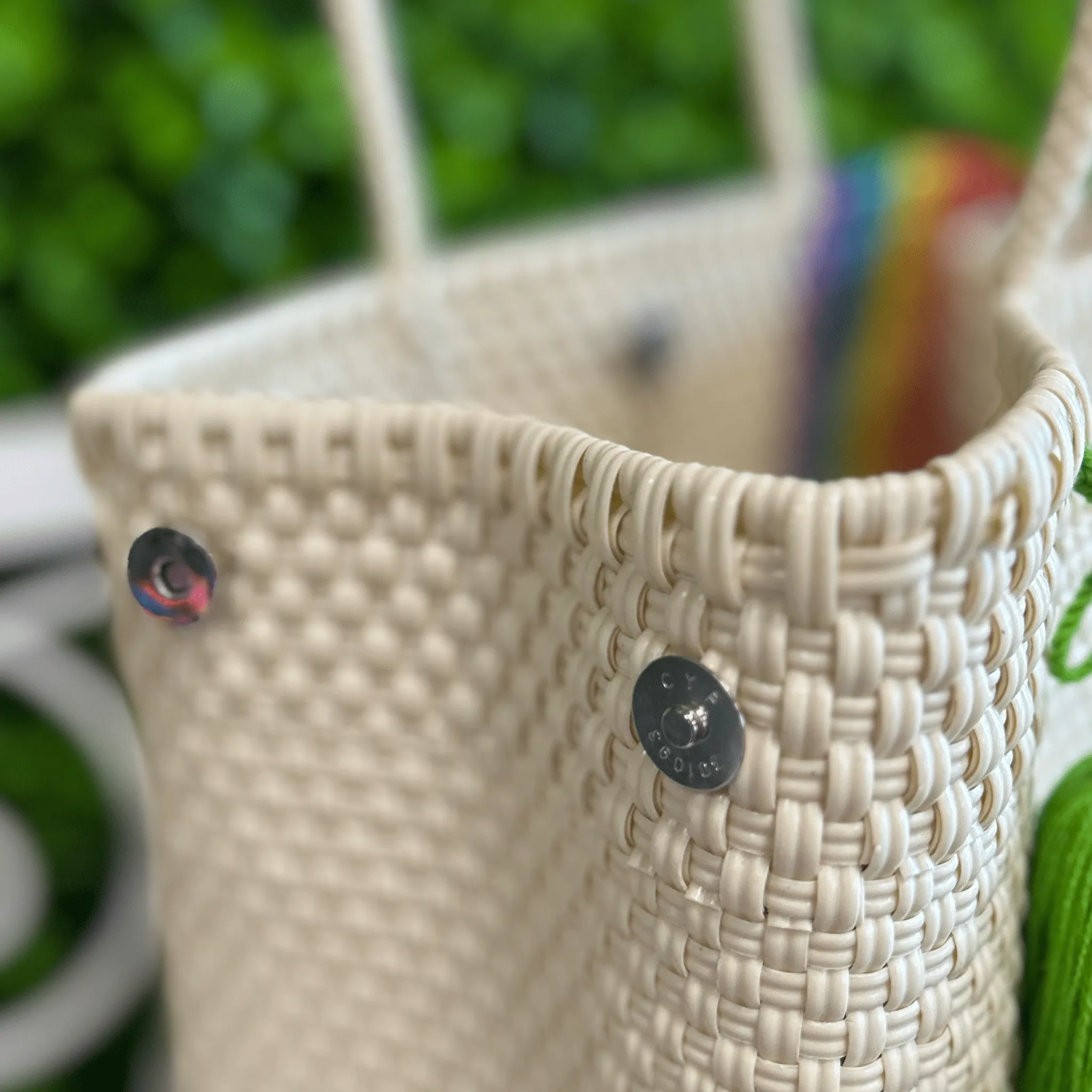 Upcycled Handwoven MD Convertible Tote - Cindy