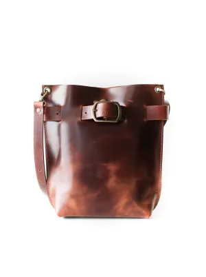 Valentina Dark Brown Leather Bag