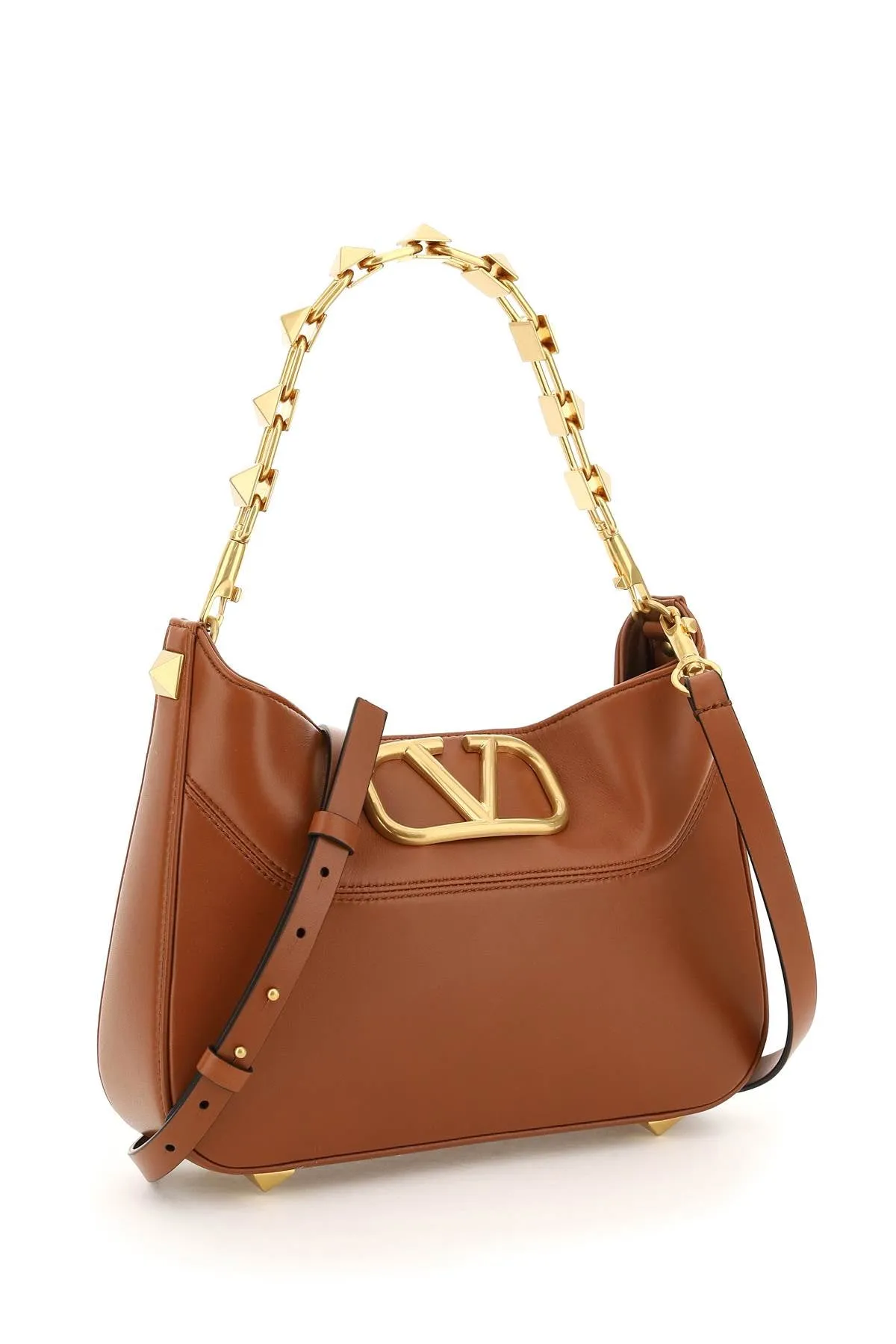 Valentino Garavani Rockstud VLogo Chain Link Shoulder Bag