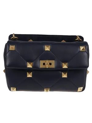 Valentino Garavani Roman Stud Quilted Crossbody Bag
