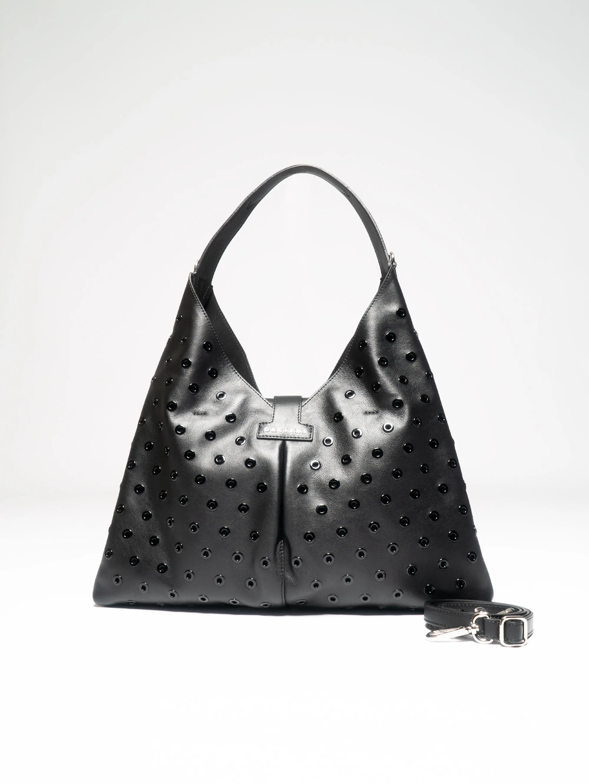 Waist Bag with Black Applications