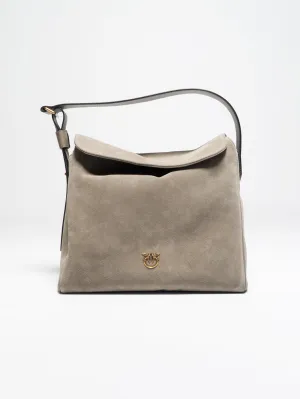 Walnut Suede Handbag