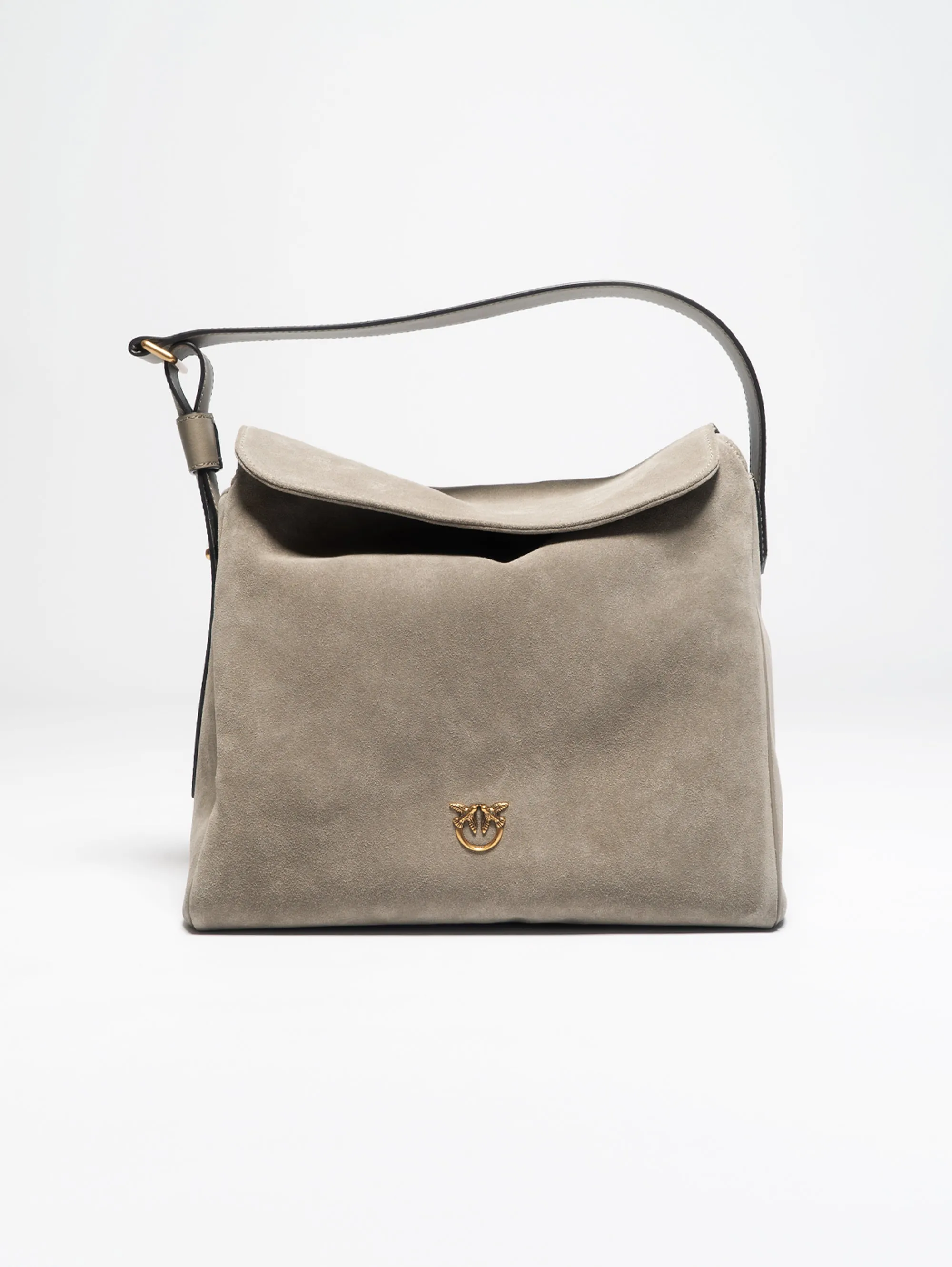 Walnut Suede Handbag