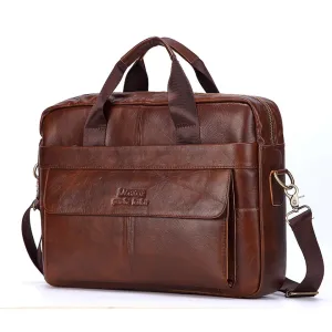 West Louis™ Universal Genuine Leather Briefcase