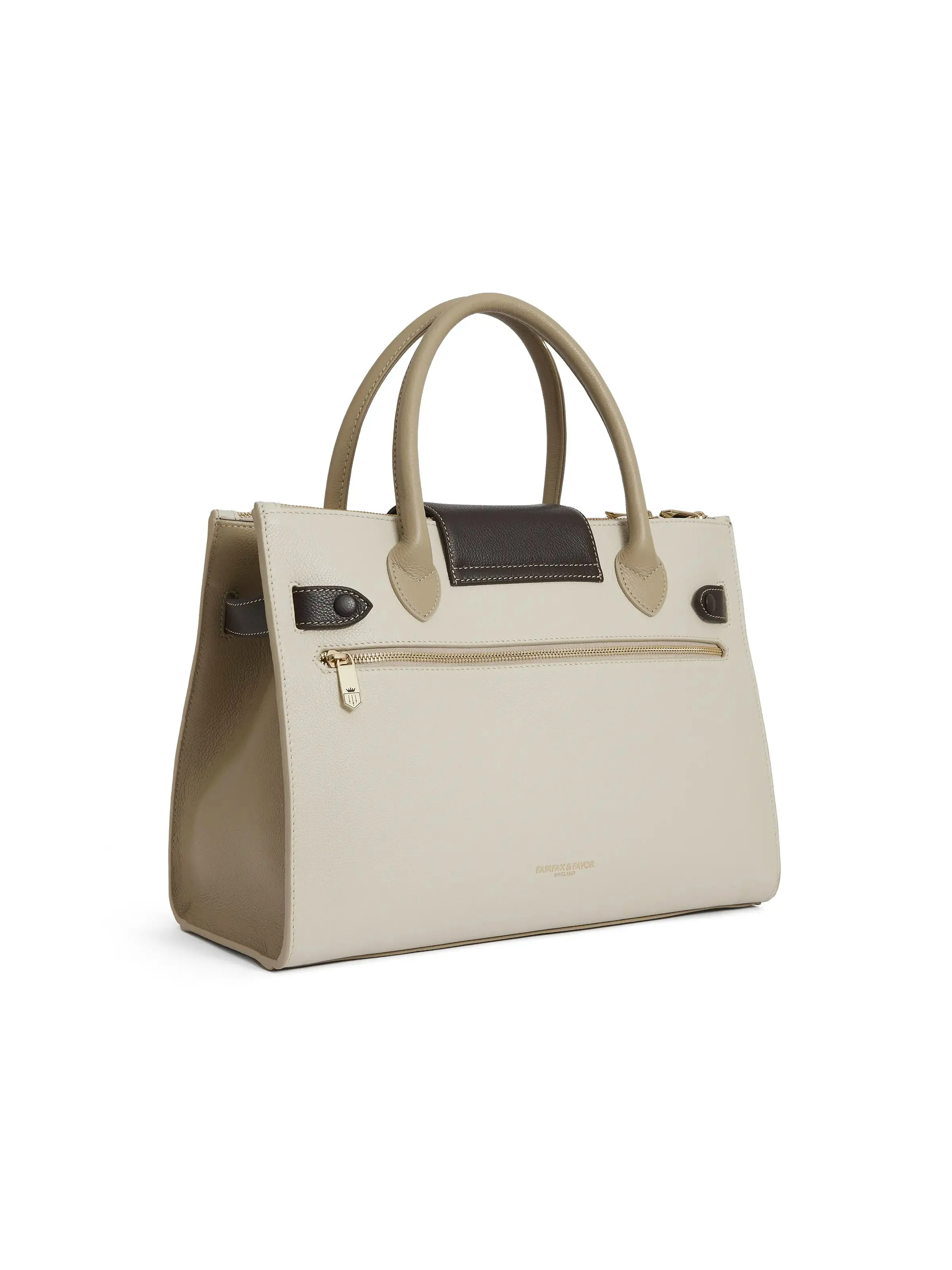 Windsor Work Bag - Neutral Tri-Color Leather