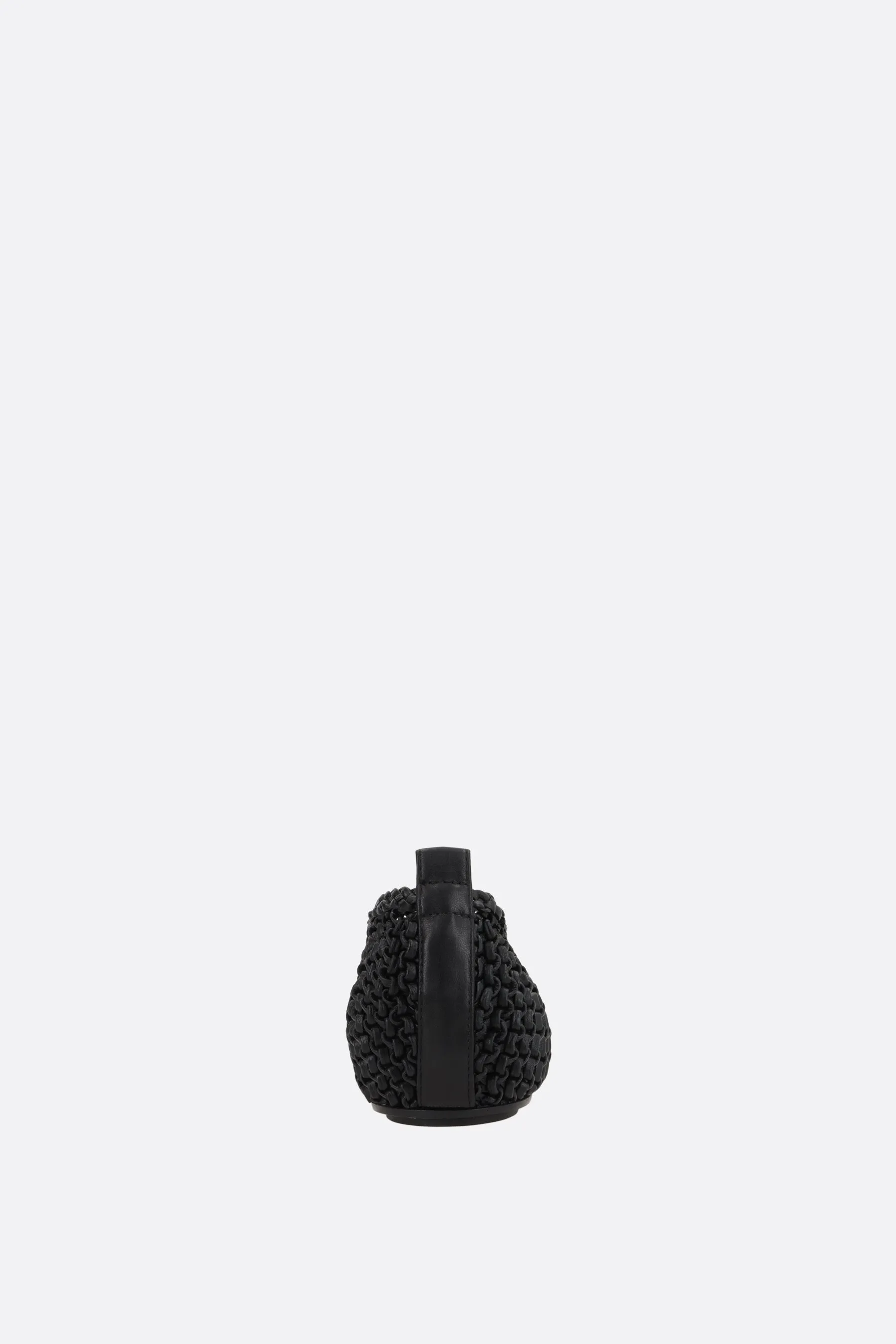 woven nappa ballerinas