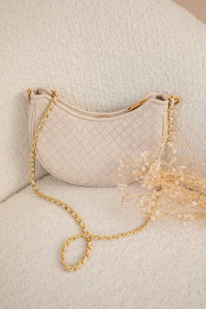 Woven Whisper Beige - Handtas